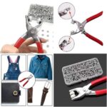 Kit Pince à Pressions avec 100 Boutons Pression – L’outil idéal pour la couture, le cuir et les réparations textiles !