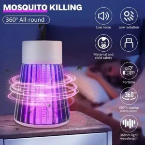 Lampe Anti-Moustique Électrique USB – Élimination des insectes par choc électrique