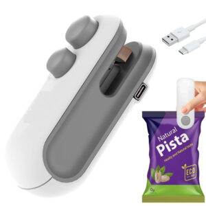 Mini Appareil de Scellage et Découpe 2 en 1 – Rechargeable et Ultra Portable