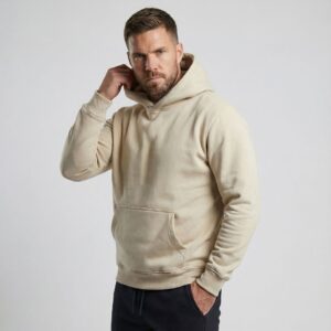 Sweat à Capuche Essentiel - Beige