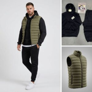 Pack Complet 3 Pièces (Gilet Doudoune + Ensemble Capuche & Jogging) REF0033