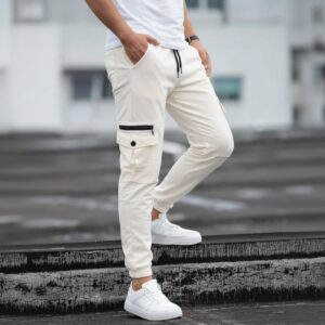 Pantalon Cargo - Ecru